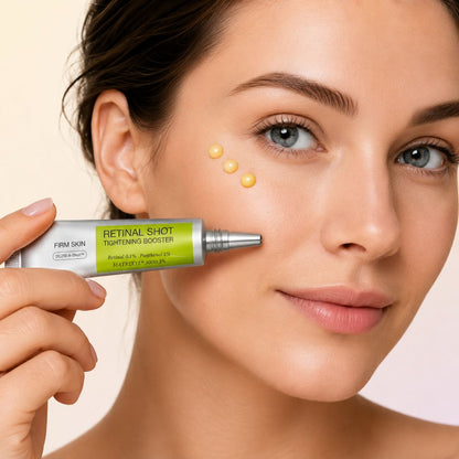 Applicazione del sérum al retinale