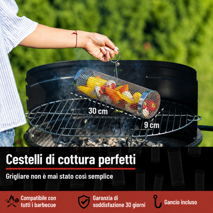 Cestello per griglia – Qualità superiore, sempre perfettamente grigliato
