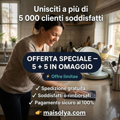 Set da 5 Panni Microfibra SenzaTracce™