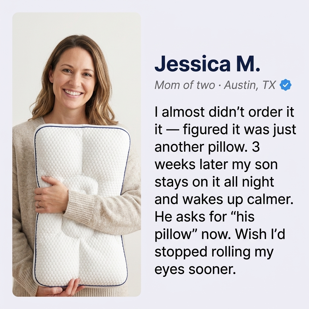 Kids Posture Pillow™ — Healthy Sleep Alignment for Growing Kids