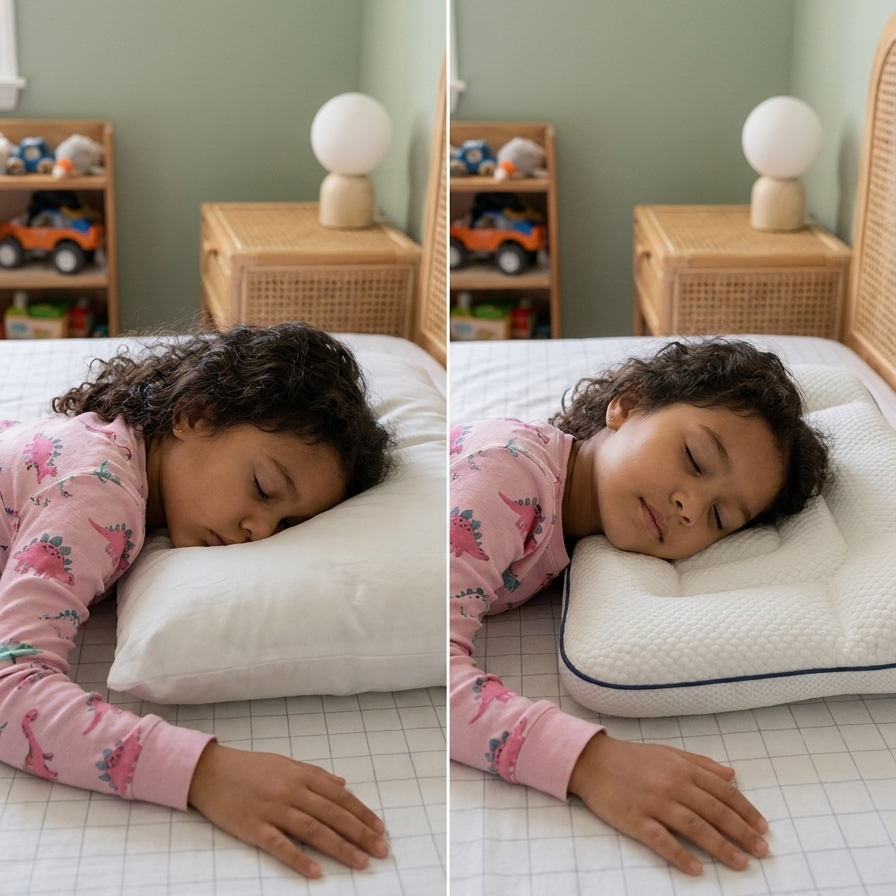 Kids Posture Pillow™ — Healthy Sleep Alignment for Growing Kids